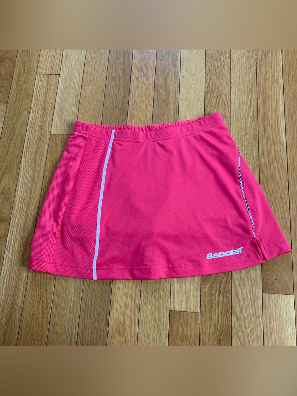 Babolat Womens Small Tennis Skort Skirt Pink Built-In Shorts Athletic Mesh Side